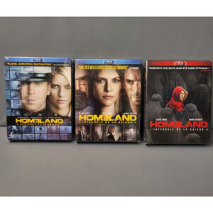 Homeland Seasons 1 3 4 Blu-ray Set FRENCH Language Claire Danes Damian Lewis New
